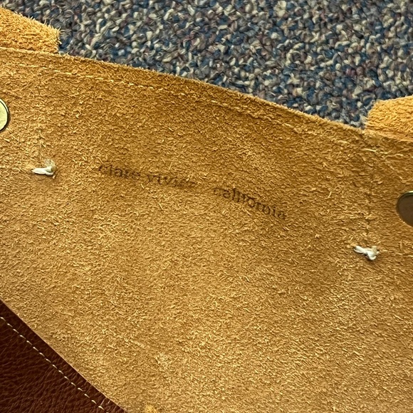 Clare V Leather Tote La Tropezienne - Picture 4 of 9